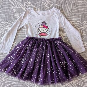 Hello Kitty Purple Starry Kids Costume